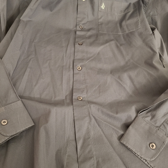 Volcom Tailored Long Sleeve Shirt Size XL - Picture 4 of 6